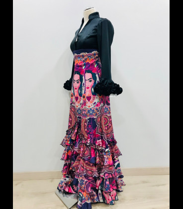 Falda flamenca profesional modelo Carmensol Frida