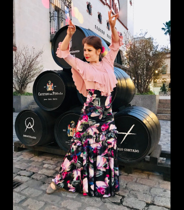 Professional flamenco skirt modell Fiona velvet