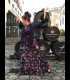 Falda flamenca profesional alegrias lilaflores