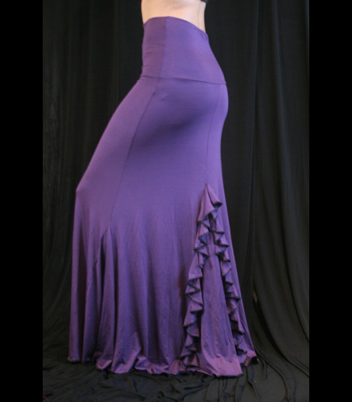 Falda flamenca, falda de ensayo