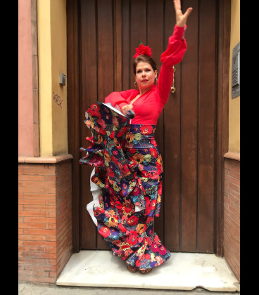 Profesional Flamenco Skirt tulipán Matyó