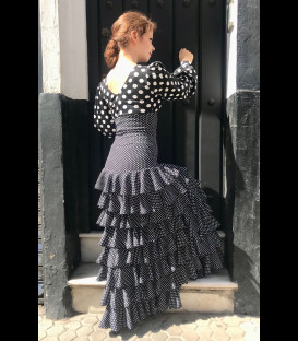 Falda "la volanta" lunares