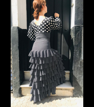 Falda "la volanta" lunares
