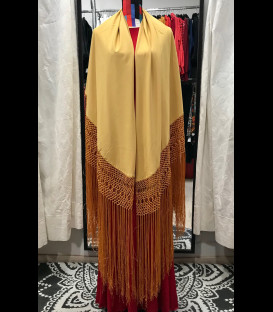 Flamenco dancing Practice shawl gold