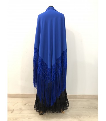 Flamenco dancing Practice shawl blue
