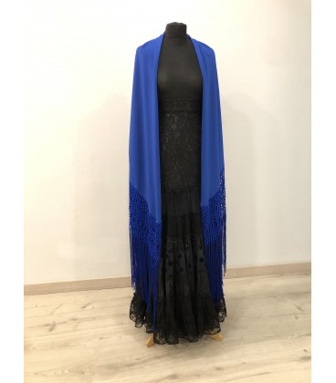 Flamenco dancing Practice shawl blue