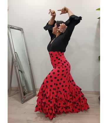 Falda de flamenco profesional モデルカルメン Carmensol