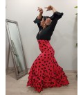 Falda de flamenco profesional モデルカルメン Carmensol
