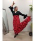 Falda de flamenco profesional モデルカルメン Carmensol