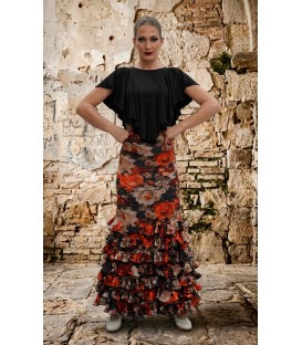 Falda de flamenco profesional モデルアレグリアス 特別生地