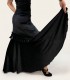 Falda de flamenco proofesional modelo 3/a terciopelo