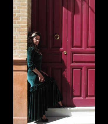Professional flamenco dress, modell 3rush velvet