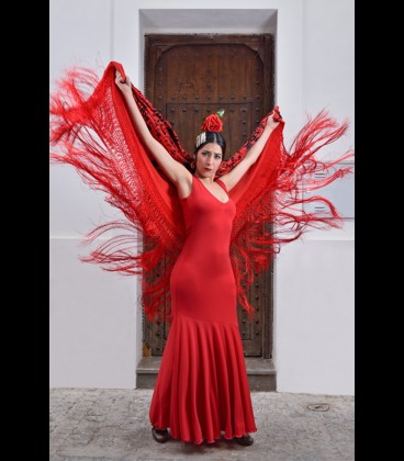 Professional flamenco dress, modell Yerbabuena lycra