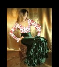 Falda flamenca profesional modelo Sol terciopelo