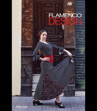 Flamenco SET professional modell 7 lycra dots