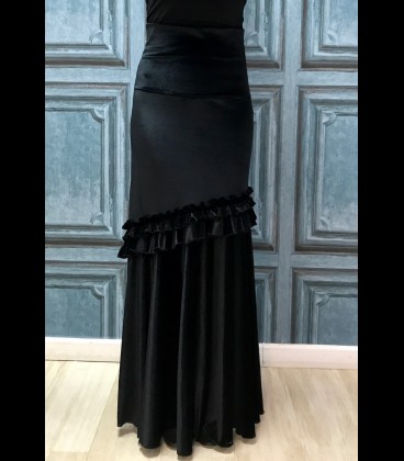 Professional flamenco skirt modell 3/a velvet