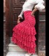 Profesional Flamenco Skirt modell Tulipan polcadots