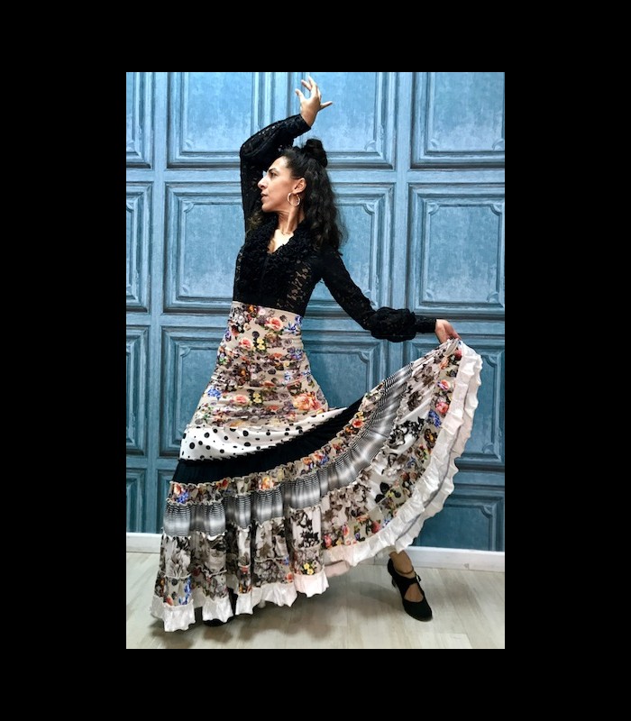 Falda Flamenca Flores