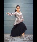Tunica flamenca sepia