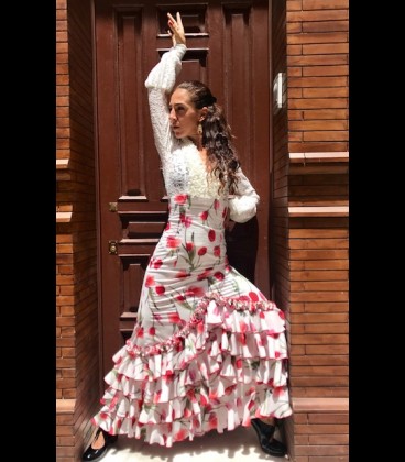 Profesional Flamenco Skirt modell Carmensol tulipan