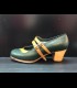Zapatos Mercedes Gallardo Verde Oscuro
