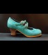 Zapatos Luna Flamenca Azul Aguamarina