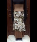 Flamenco skirt Guajira patterned/brown