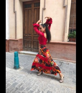 Falda flamenca 12 fleco