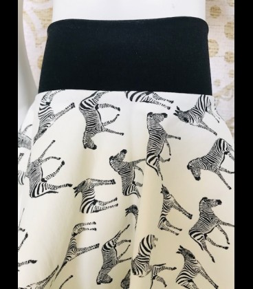 Set zebra skirt and top cotton