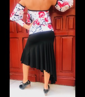 Short flamenco skirt Luna for practise