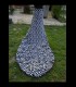 Bata de cola professional use made to measure polca dots