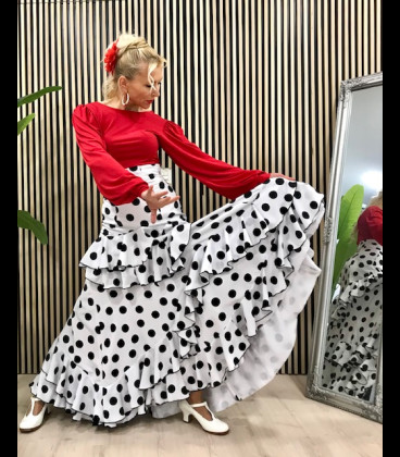 Falda flamenca profesional modelo Fandango