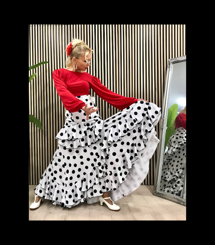 Falda profesional modelo - Flamencodesign Sevilla