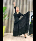 Profesional Flamenco Skirt Sevilla black