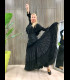 Falda flamenca profesional modelo Sevilla negro