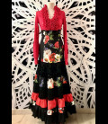 Profesional Flamenco Skirt Sevilla flower